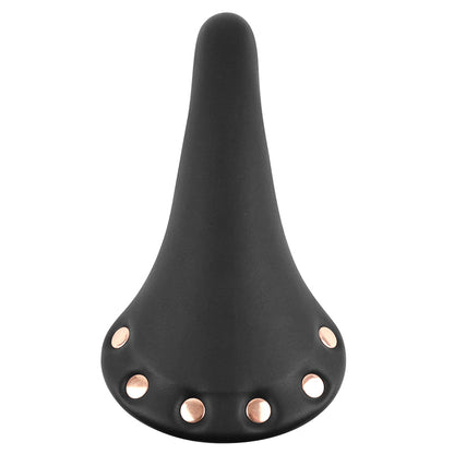 Selle route vintage Newton noire à rivets 263 x 148 mm