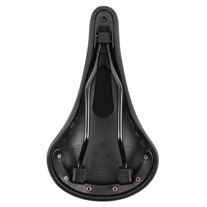 Selle route vintage Newton noire à rivets 263 x 148 mm – vue 2
