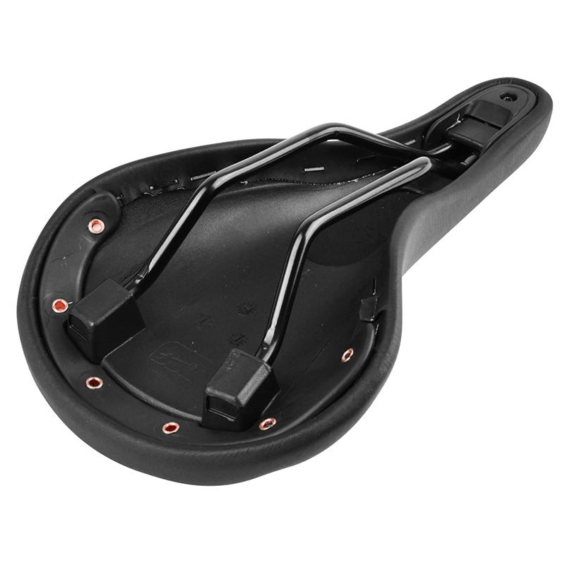 Selle route vintage Newton noire à rivets 263 x 148 mm – vue 4