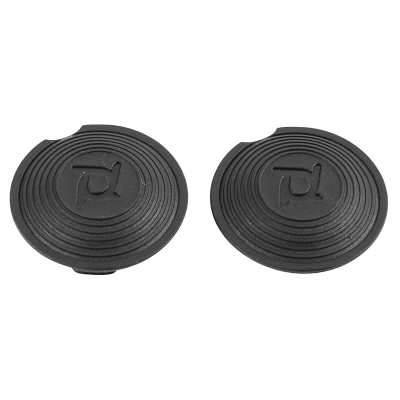 Cache-poussière de manivelle noir entraxe 21 mm (paire)