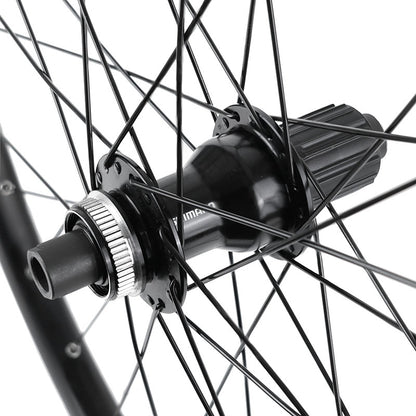Roue arrière VTT 26" Klixx tubeless ready Shimano TC500 axe 12 x 142