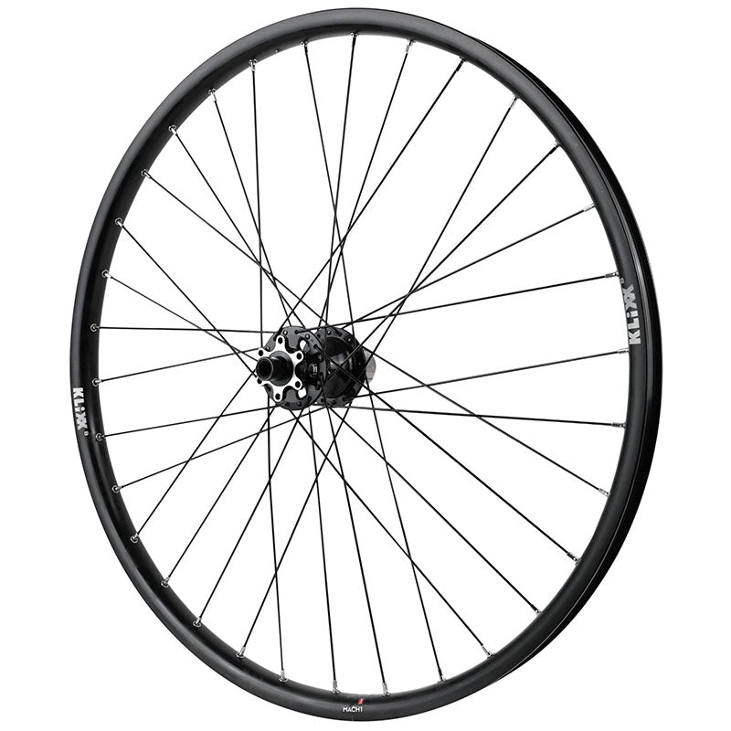 Roue arrière VTT 26" Klixx tubeless ready disque 6 trous axe 12 x 142