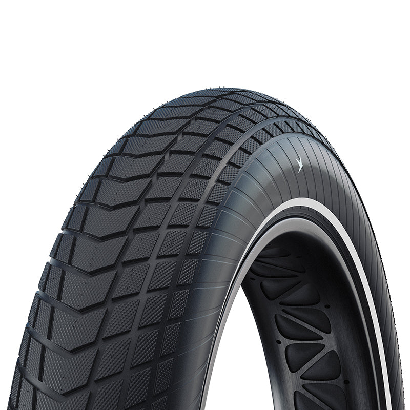 Pneu VTT Schwalbe Super Moto-X Fat Bike noir tringle rigide – 20 x 4,00