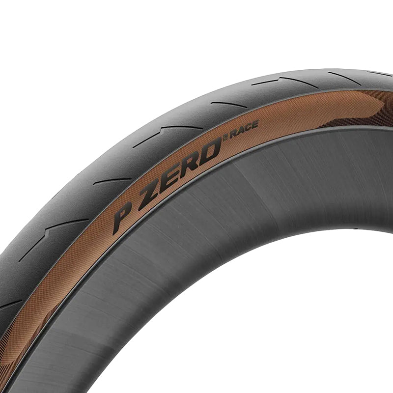 Pneu route Pirelli P Zero Race Classic Tanwall noir flanc marron tringle souple – 700 x 28 (28-622)
