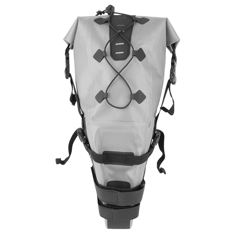 Sacoche de selle Newton 16 L grise étanche – vue 4