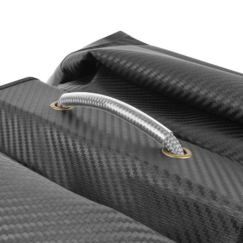 Sacoche arrière double Newton effet carbone 25 L – vue 5