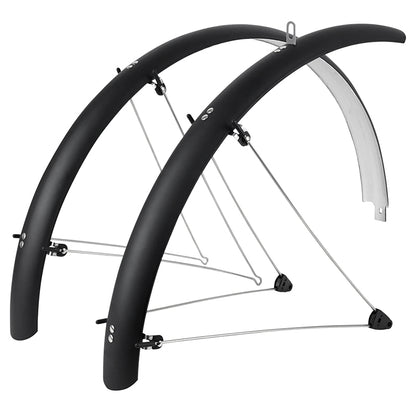 Garde-boue VTT 26" Stronglight Tour 54 mm noir mat à tringles (paire)