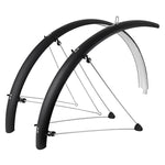 Garde-boue city-VTC 28" Stronglight Tour 54 mm noir mat à tringles (paire)