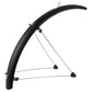 Garde-boue city-VTC 28" Stronglight Tour 54 mm noir mat à tringles (paire) – vue 2