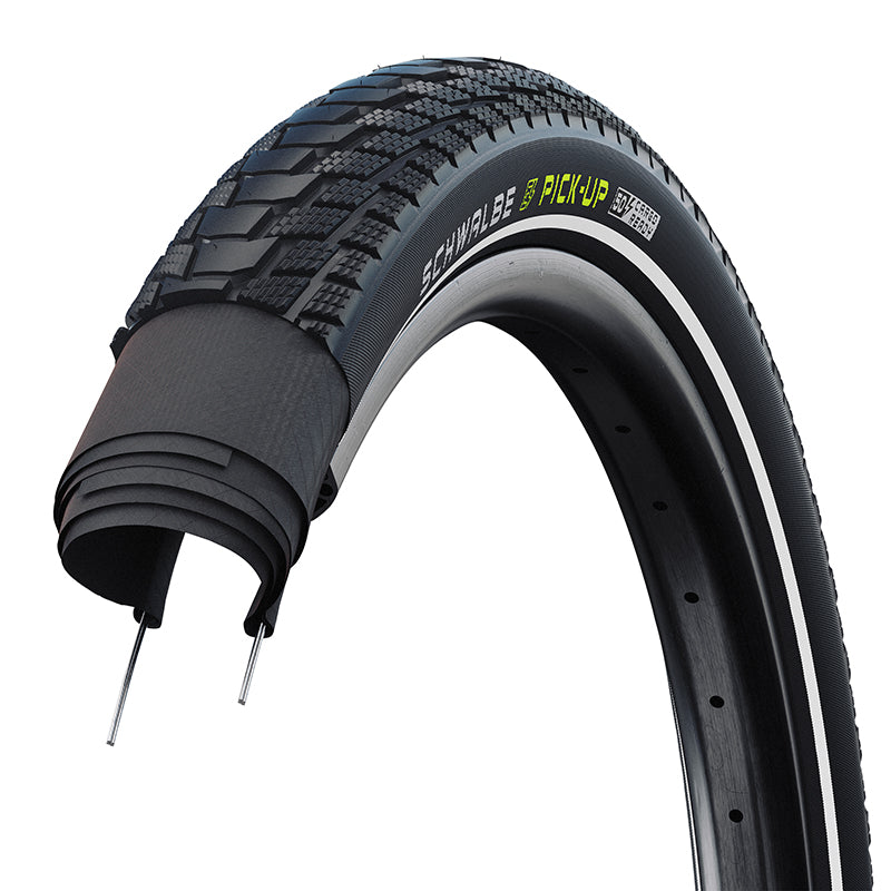 Pneu cargo Schwalbe Pick-Up noir tringle rigide – 18 x 2,15 (55-355)