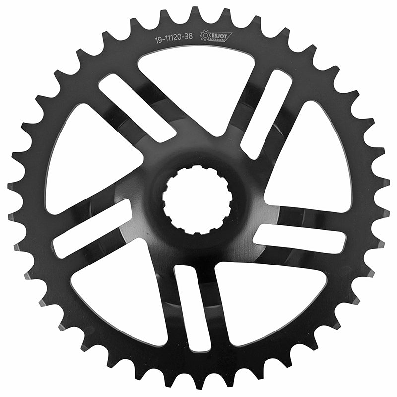 Plateau VAE Esjot Direct Mount Bosch mono acier noir – 38 3e génération chaîne 1/8"