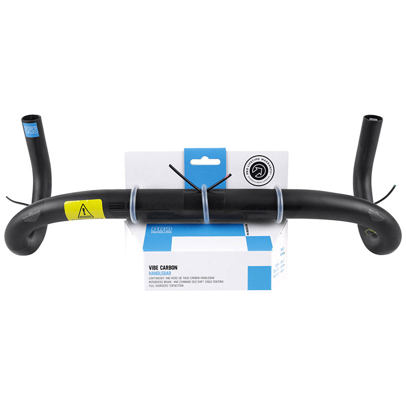 Cintre route Pro Vibe Anatomic carbone noir 42 cm 31,8 mm – vue 8