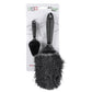 Brosses de nettoyage vélo nylon grande et petite (lot de 2) – vue 5