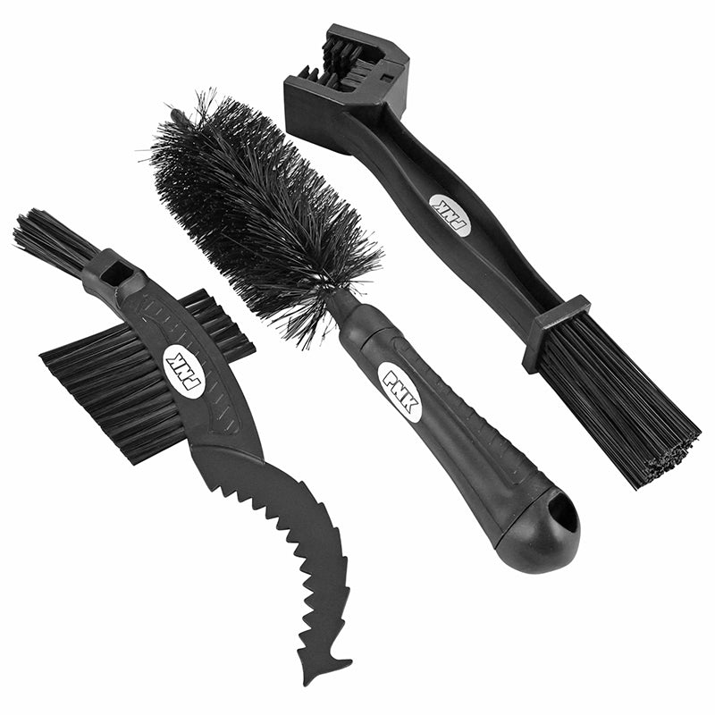 Brosses de nettoyage vélo nylon (lot de 3)