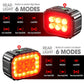 Kit éclairage USB 500 et 100 lumens noir avant et arrière – vue 3