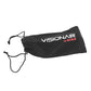 Lunettes vélo Visionair anti-buée monture blanche verres Revo rouge – vue 7