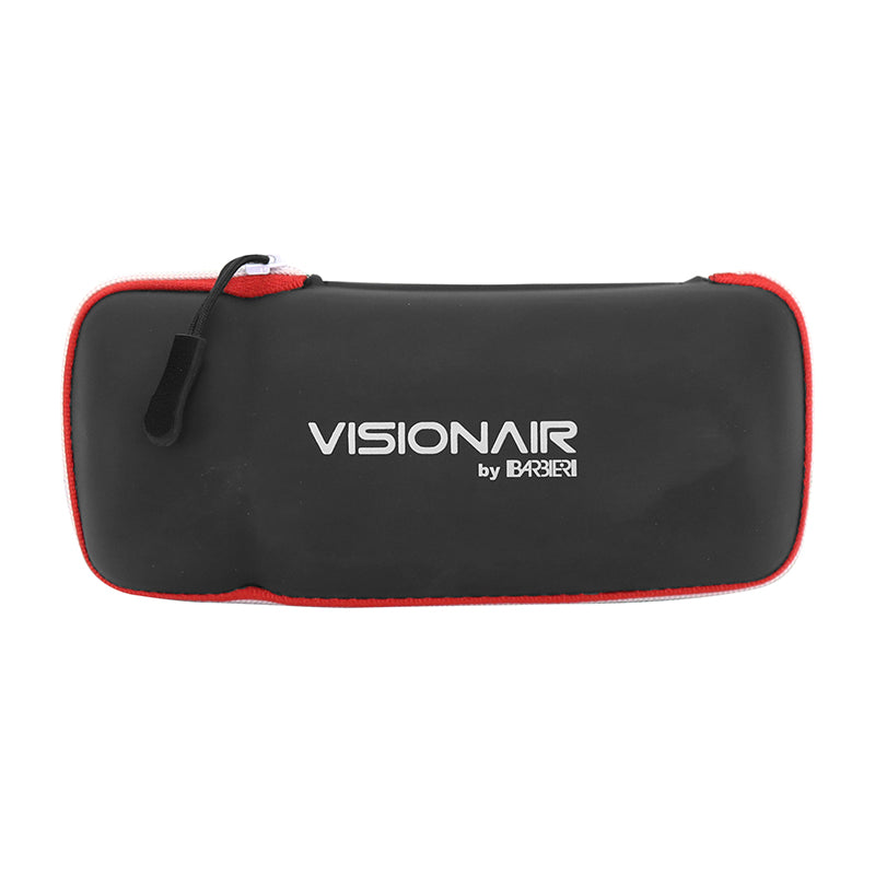Lunettes vélo Visionair anti-buée monture blanche verres Revo rouge – vue 8
