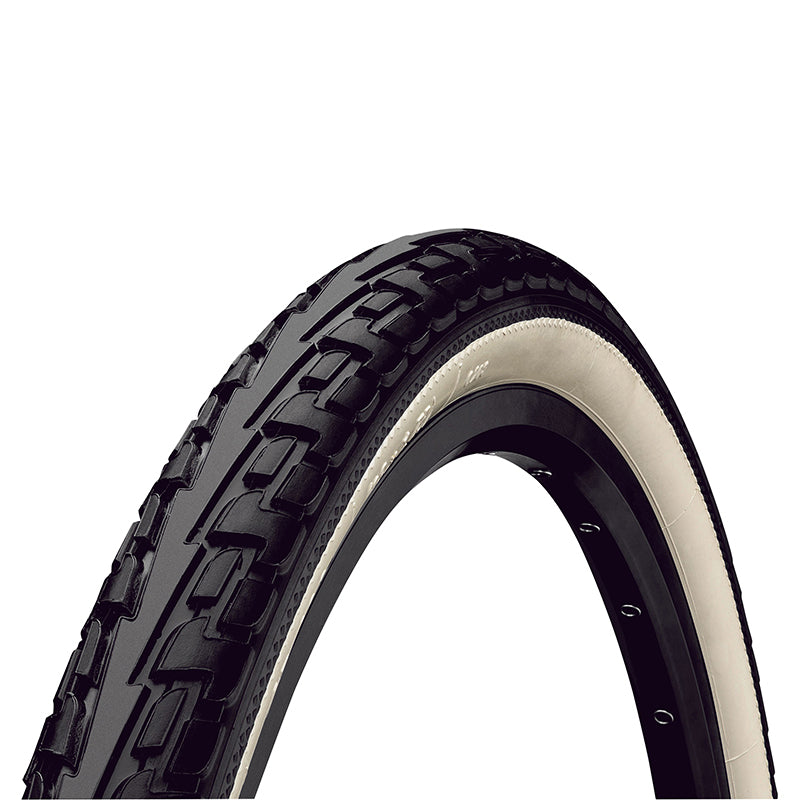 Pneu VTC Continental Ride Tour noir flanc blanc tringle rigide – 700 x 47 (47-622)