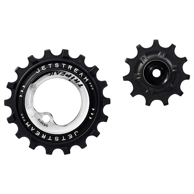 Galets Tripeak AOPW céram. 11-18 dents 12-11x2 v pour Shimano GRX RX810-815-820 – Argent
