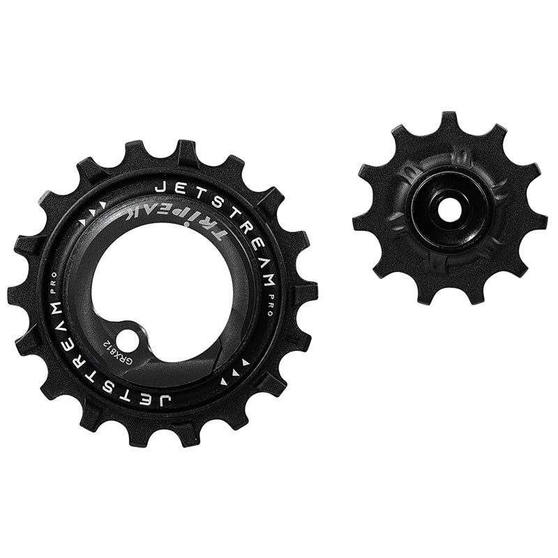 Galets Tripeak AOPW céram. 11-18 dents 11x1 v pour Shimano GRX RX812-817 – Noir