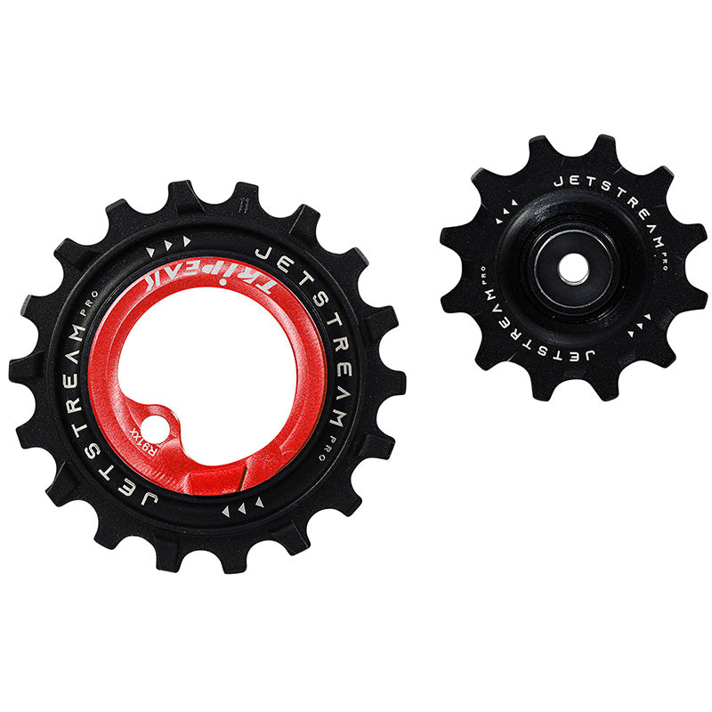 Galets Tripeak AOPW céram. 12-18 dents 11x2 v pour Shimano Dura-Ace R9100 – Rouge