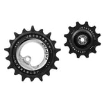 Galets Tripeak AOPW céram. 12-18 dents 12x2 v pour Shimano Ultegra R8100-105 R7100 – Argent