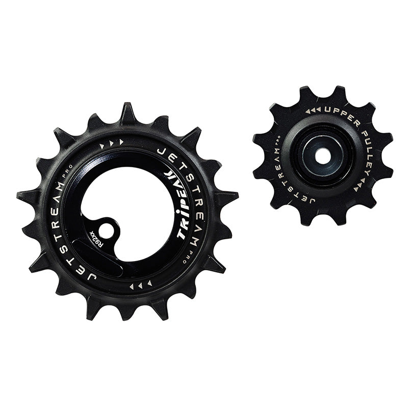 Galets Tripeak AOPW céram. 12-18 dents 12x2 v pour Shimano Dura-Ace R9200 – Noir