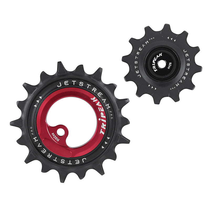 Galets Tripeak AOPW céram. 12-18 dents 12x2 v pour Shimano Dura-Ace R9200 – Rouge