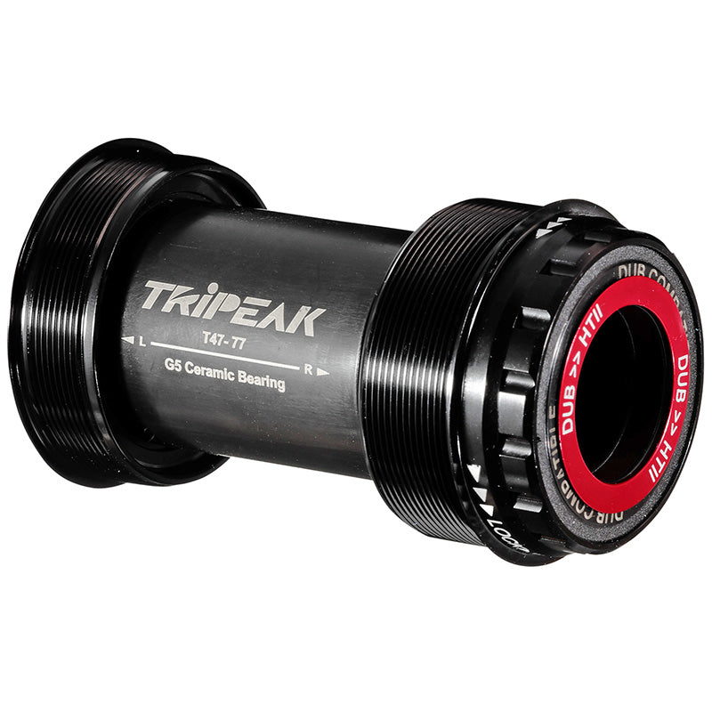 Cuvettes de boîtier Tripeak 3en1 céramique filetées T47 boîte 77,5 mm axe 24-29-30 mm