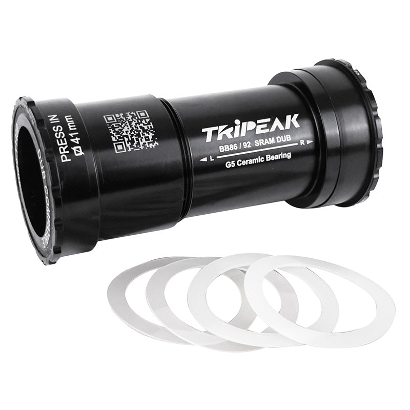 Cuvettes de boîtier Tripeak Twistfit céramique boîte 86-92 mm Ø 41 mm – Axe 28,99 mm SRAM