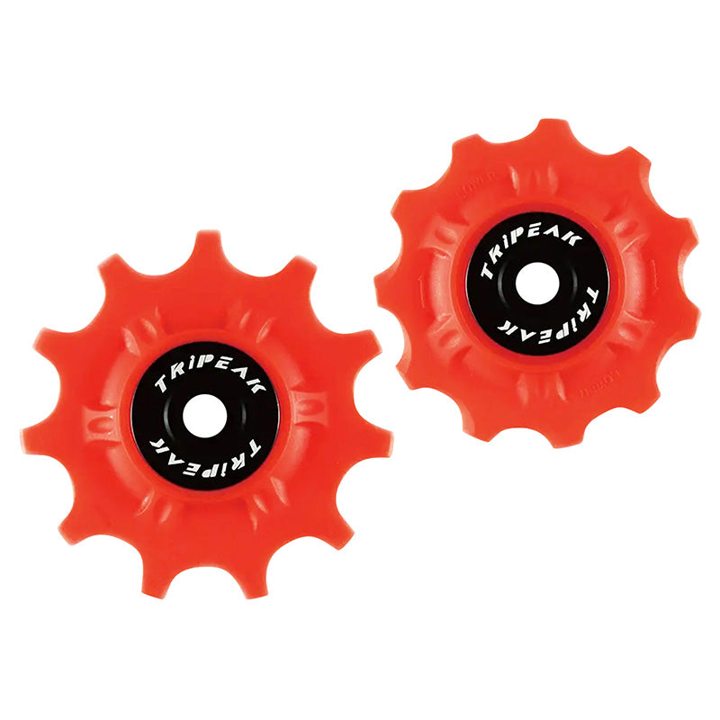 Galets vtt Tripeak céram. 11-11 dents 11-10 v pour Shimano-SRAM – Rouge