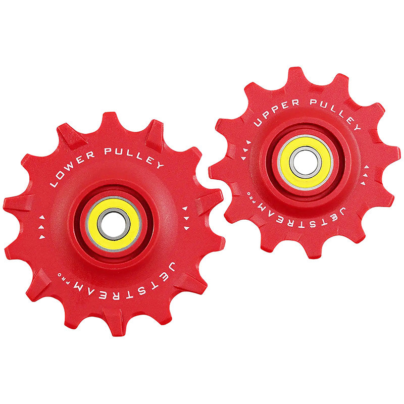 Galets route Tripeak céram. 12-14 dents 12 v pour Shimano Dura-Ace R9200-Ultegra R8100-105 R7100 – Rouge