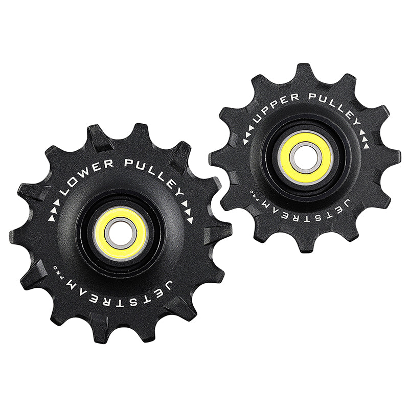 Galets route Tripeak céram. 12-14 dents 12 v pour Shimano Dura-Ace R9200-Ultegra R8100-105 R7100 – Noir