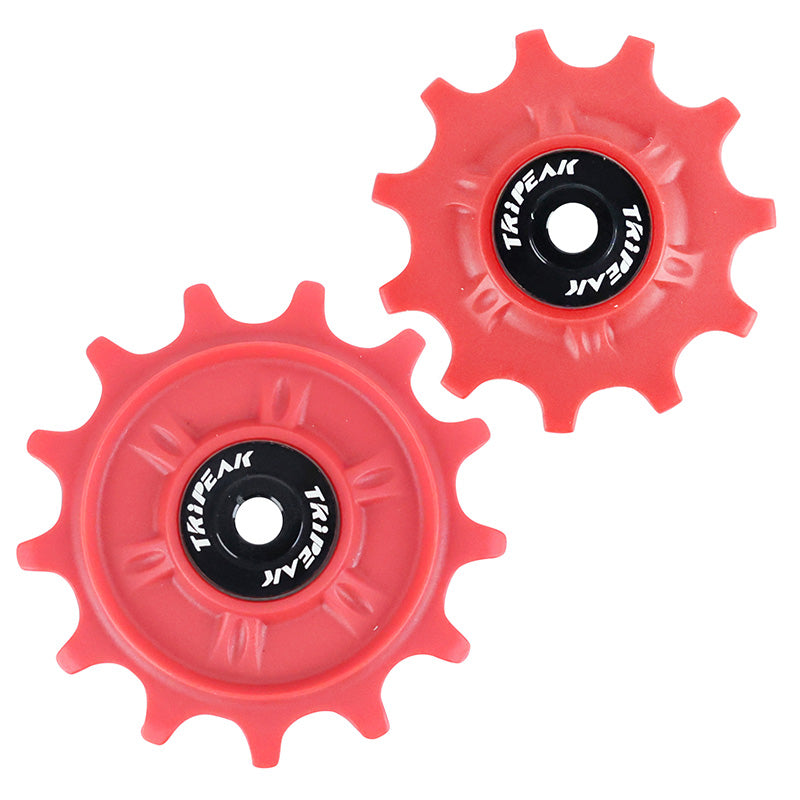 Galets gravel-vtt Tripeak céram. 11-13 dents 11 v pour Shimano GRX-XT (GRX 810-815-XTM8000) – Rouge