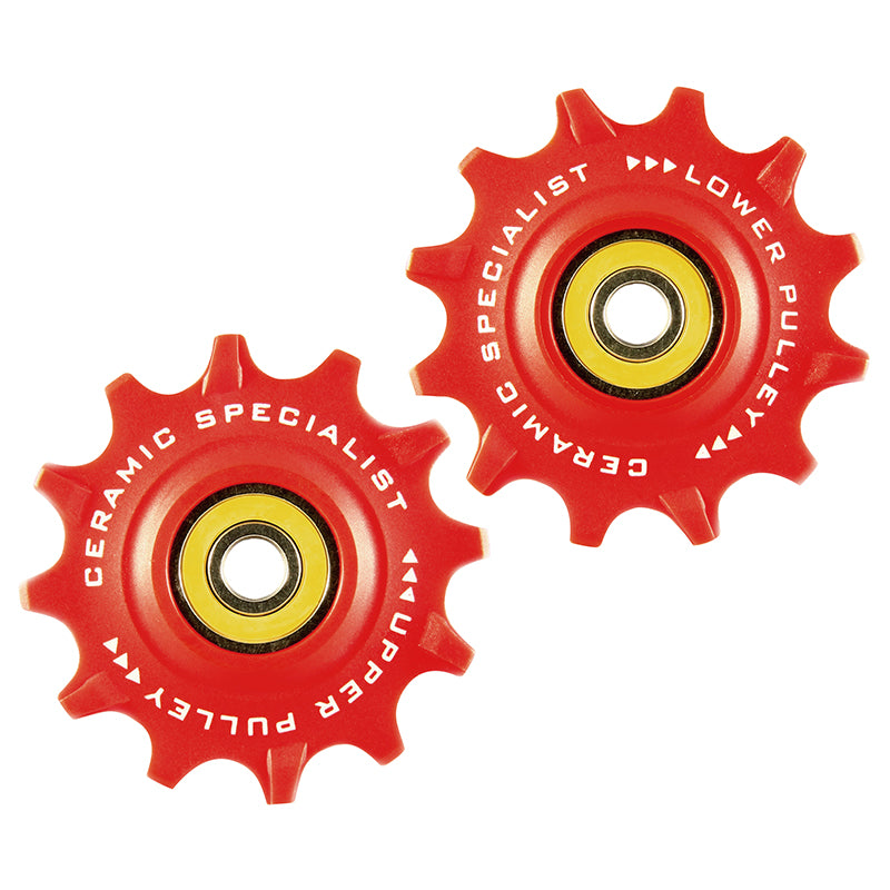 Galets vtt Tripeak céram. 12-12 dents 11 v pour SRAM X0-X1-X01-GX – Rouge