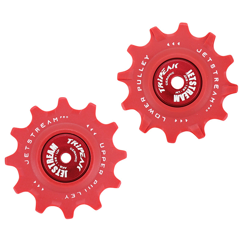 Galets route Tripeak céram. 12-12 dents 12 v pour SRAM eTap AXS – Rouge