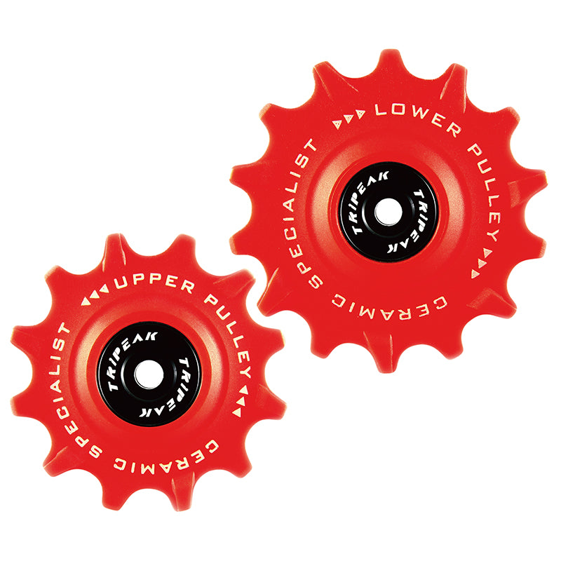 Galets route Tripeak céram. 12-14 dents 12 v pour SRAM eTap AXS – Rouge