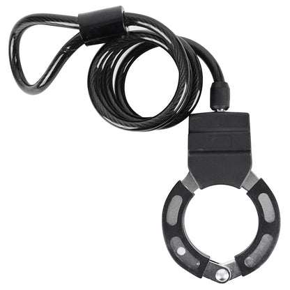 Antivol câble à boucle avec menotte Ø 8 mm 1 m – niveau 6