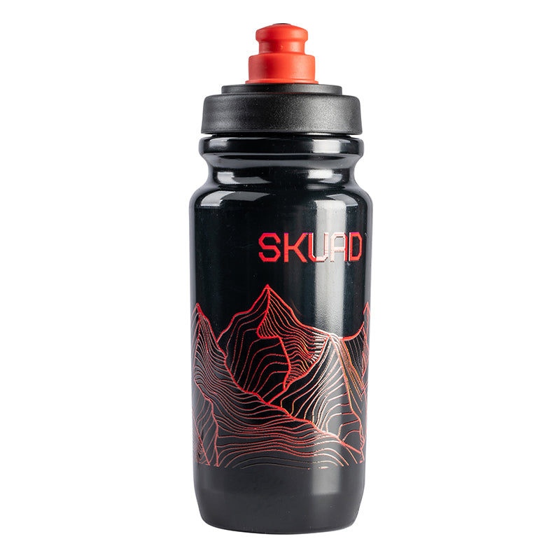 Bidon Skuad 550 ml – Montagne noir-rouge