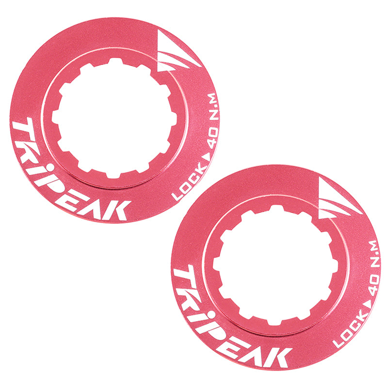 Écrous de disque Centerlock Tripeak alu ultra léger 7 g serrage interne (paire) – Rose