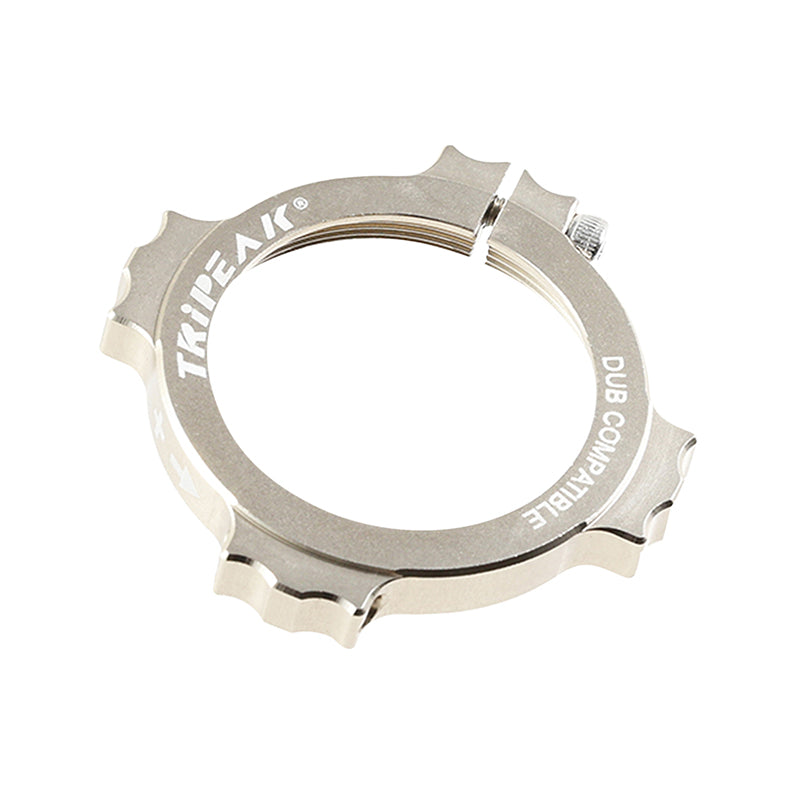 Bague de précontrainte de pédalier Tripeak alu pour SRAM DUB – Argent