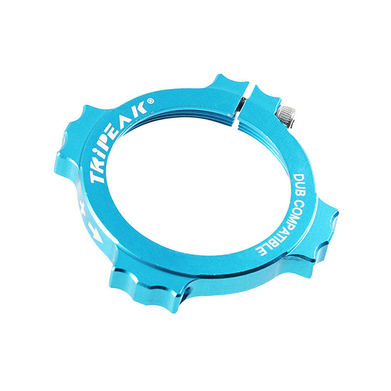 Bague de précontrainte de pédalier Tripeak alu pour SRAM DUB – Bleu clair