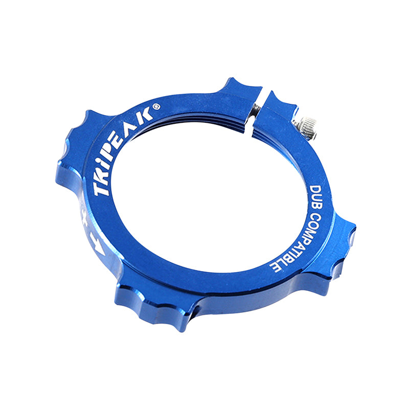 Bague de précontrainte de pédalier Tripeak alu pour SRAM DUB – Bleu foncé