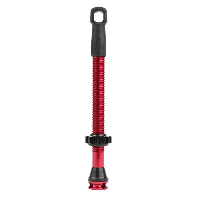 Valve tubeless Presta Newton 4 trous – Rouge 60 mm