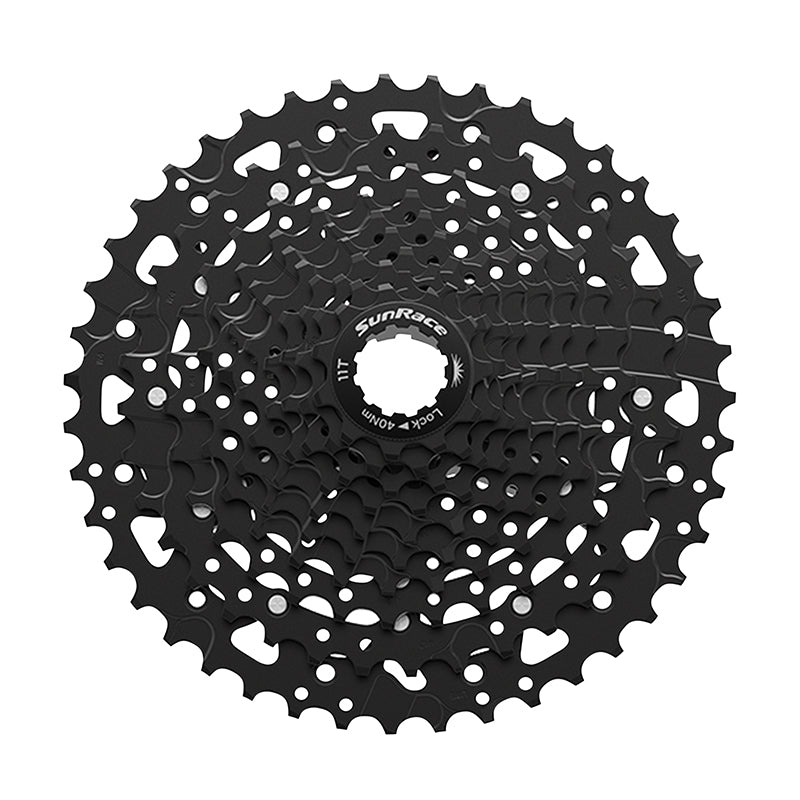Cassette Sunrace U-Series CSUS400 10 vitesses 11-43 VTT noire compatible Shimano CUES