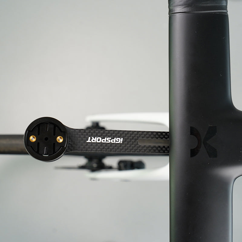 Support compteur et éclairage iGPSport M82S sous cintre-potence intégré – vue 3
