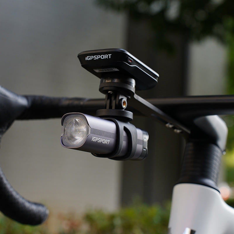Support compteur et éclairage iGPSport M82S sous cintre-potence intégré – vue 6