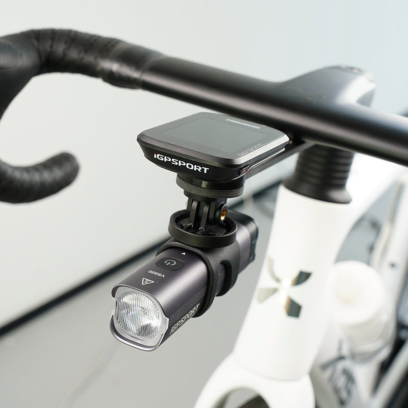 Support compteur et éclairage iGPSport M82S sous cintre-potence intégré – vue 7
