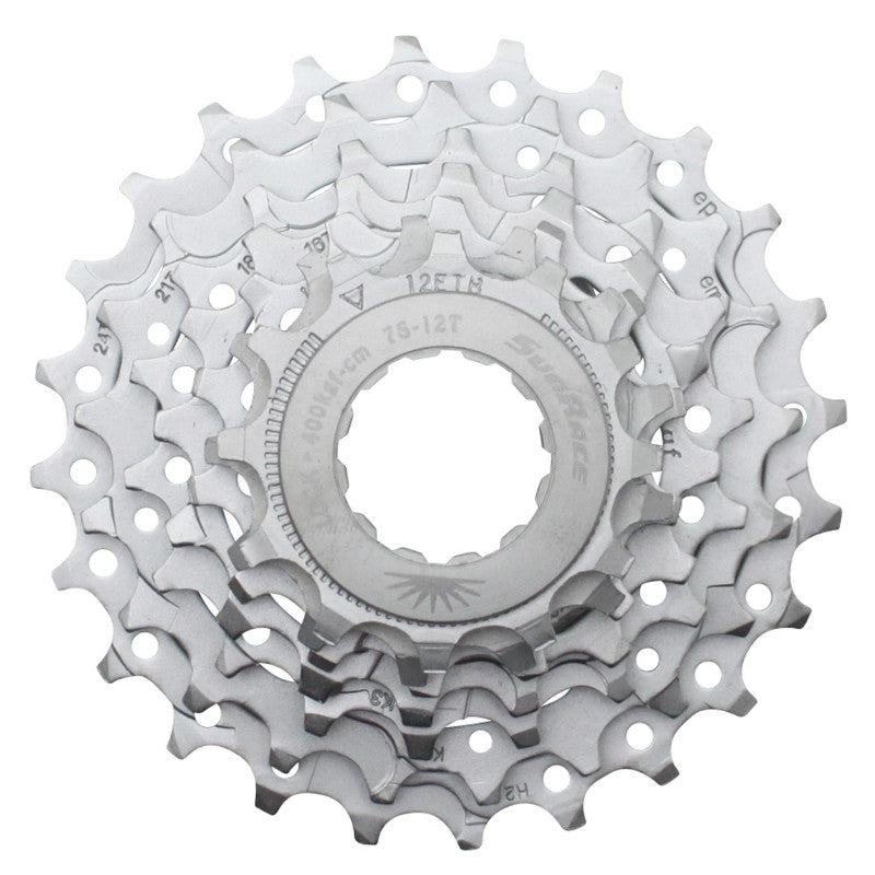 Cassette route Sunrace R63 7 vitesses 12-24 nickel compatible Shimano-SRAM – 12-24