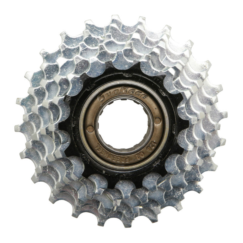 Roue libre Sunrace indexée 5-6 vitesses – 6 v 14-24 argent-noir